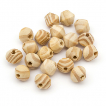 Koraliki Drewniane 16х15mm Kolor: Beżowy 20szt (2WB27819)