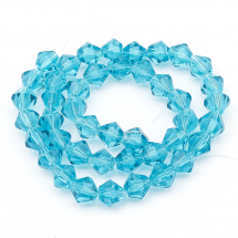 Koraliki Szklane Fasetowany 8mm 42szt/32cm/sznur (2WB29271)