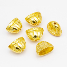Конус Шапочки для Бусин, Металеві, Колір: Золото, Розмір: 14х20х12мм, Отвір 2.5мм, (2WB29162)