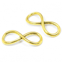 Zawieszka Łącznik Stop Metalu 30x12x2mm Otwór 12-8mm Kolor: Antyczne złoto 10szt (2WB29338)