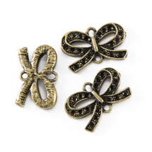 Zawieszka Łącznik Pod Kryształki Stop Metalu 14.5x23x3.5mm Otwór 2mm na Cyrkonie 1-2mm Kolor: Brąz 10szt (2WB29334)