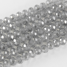 Koraliki Szklane Galwanizacja Fasetowane 4x3mm 140szt/42cm/sznur (2WB30861)