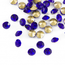 Dżety Cyrkonie Rivoli Szklane Stożkowe, Klasa A, Szafir, 6.2mm, 50szt (2WB30623)