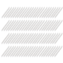 Końcówki Łańcuszki Przedłużające, Żelazne, Srebrne, 45-55x3.5mm, Ogniwo 5.5x3.5x0.5mm, 100szt (14WB6213)