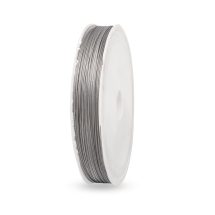 Linka Jubilerska Stal Nierdzewna, Powłoka Nylonowa, Jasnoszary, 0.5mm, 50m/szpula (14WB5492)