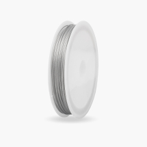 Linka Jubilerska Stalowa Jasnoszary 0.8mm, 18m/szpula (14WB5493)