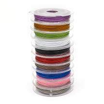 Linka Jubilerska Stal Nierdzewna, Powłoka Nylonowa, Mix, 0.45mm, 10Szpul/Zestaw, 10m/szpua (14WB5496)
