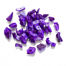 Koraliki Masa Perłowa Rzeki Okruszki, Indygo, 8~17x5~7x4~6mm, Otwór 1mm, około 64szt./50g (14WB6189)