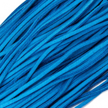 Sznurek Zamszowy 2.5x1.4mm Kolor: Turkus 5szt/1m (14WB5716)