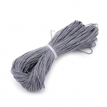 Sznurek Bawełna Woskowana 0.7mm Kolor: Szary 60-65m/wiązka (14WB5746)