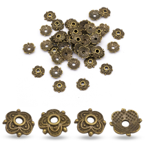 Nakładki na Koraliki Stop Metalowy, Bronze, 8x8x2mm, 50szt, (14WB7544)