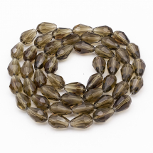 Koraliki Szklane Fasetowany 15x10mm 50szt/79cm/sznur (14WB6962)