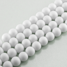 Perła Szklane Matowe 4-4.5x4mm 165szt/85cm/sznur (14WB7138)