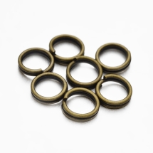 Ogniwka Podwójne Żelazne 4х0.7mm Kolor: Bronze 1000szt/50g/opakowanie (14WB7173)