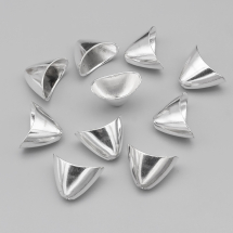 Stożek Nakładki na Koraliki Stop Metalowy 20x13mm Kolor: Antyczne Srebro 10szt/opakowanie (14WB6825)