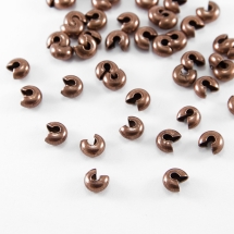 Koraliki Maskująca Crimp Żelazo 5mm Kolor: Miedź 50szt (14WB7507)