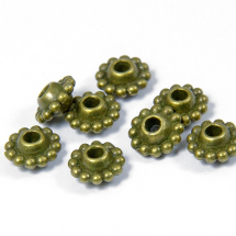 Koraliki Dystansowe Stopowy Biżuterii 9х5mm Bronze 20szt (14WB8586)