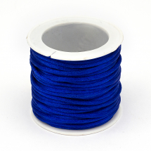 Sznurek Nylonowy Pleciony 2mm Kolor: Niebieski około 10m/szpula (14WB9857)