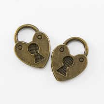 Кулон Замок, Метал, Колір: Бронза, Розмір: 22х16мм, (14WB8700)