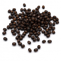 Koraliki Naturalne Drewniane, Barwione, Owalny, Brązowy, 6x4-5mm, około 380szt/25g (14WB9567)