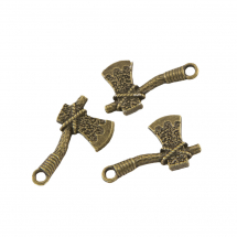 Кулон Сокира, Метал, Колір: Бронза, Розмір: 22х13мм, (14WB8709)