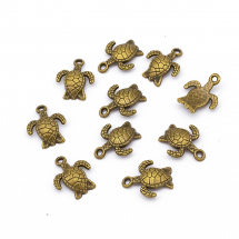 Zawieszka Stop Metalowy 15x12mm Kolor: Bronze 10szt (14WB8817)