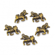 Zawieszka Stop Metalowy 18x16mm Kolor: Bronze 5szt (14WB8824)