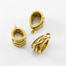 Krawatka do Biżuterii Stop Metalu 14x7,5x9mm Otwór 1,5mm Kolor: Antyczne Złoto 20szt (Q5WB1547)