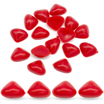 Noski do Zabawek Plastik 16.5x13x5.5mm Kolor: Czerwony 20szt/opakowanie (14WB9591)