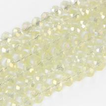 Koraliki Szklane Galwanizacja Fasetowane 2.5x2mm 195szt/40cm/sznur (14WB9304)