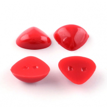 Noski do Zabawek Plastik 11x10x3.5mm Kolor: Czerwony 50szt/opakowanie (14WB9590)