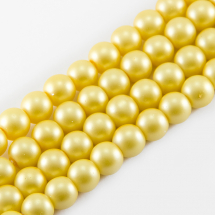 Perła Szklane Matowe, 8-8.5x7.5-8mm 105szt/84cm/sznur (13WB10551)
