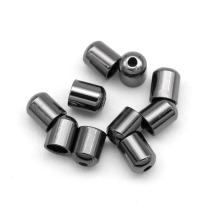 Końcówki do Sznura, Mosiądz, Kolumna, Trwała Powłoka, Stal Pistoletowa, 5x4mm, Otwór: 1mm, 10szt (13WB29675)