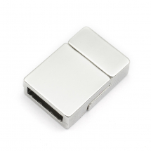 Застібка Магнітна Сплав Прямокутна, Платина, 20x13.5x6.5мм, Напівотвір 10х3мм, (13WB10959)