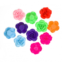 Koraliki z Gliny Polimerowej Ręcznie Robione 40-42x11mm Kolor: Mix Kolorów 5szt (13WB12696)