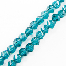 Koraliki Szklane Fasetowany 6x6mm 100szt/60cm/sznur (13WB12923)