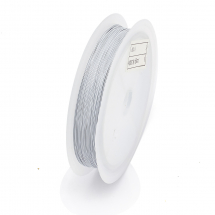 Linka Jubilerska Stal Nierdzewna, Powłoka Nylonowa, Biały, 0.3mm, 50m/szpula (13WB13739)