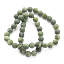 Koraliki Kamień Naturalny Jadeit Tajwański, Matowy, Kula, 8mm, 43szt/37cm/sznur (13WB13889)