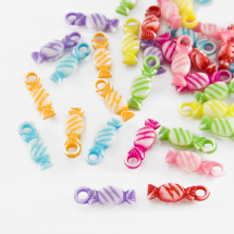 Zawieszka Akrylowa 21x7mm Kolor: Mix kolorów około 135szt/50g (13WB14154)