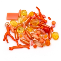 Koraliki Akrylowe "Bombaj" 5.5-28x6-20x3-11mm 80szt/50g (13WB14225)