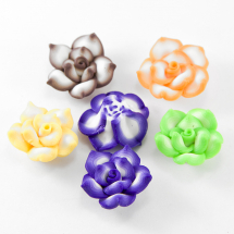 Koraliki z Gliny Polimerowej Ręcznie Robione 20x8mm Kolor: Mix Kolorów 10szt (13WB12845)