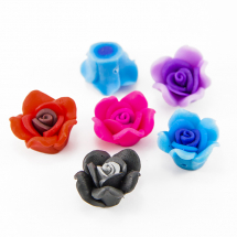 Koraliki z Gliny Polimerowej Ręcznie Robione 18x10mm Kolor: Mix Kolorów 10szt (13WB12846)