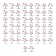 Koraliki Akrylowe Kolor AB 20x19-20x3mm 50szt (13WB14328)