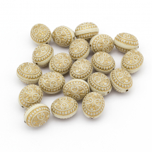 Koraliki Akrylowe "Paryż" Owalny 16x13x12mm 20szt (13WB14337)