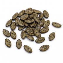 Koraliki Akrylowe "Paryż" Końskie Oko 19x11x5.5mm 40szt/25g (13WB14341)