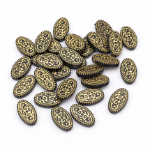 Koraliki Akrylowe "Paryż" Owalny 21x13x4mm 30szt/25g (13WB14343)