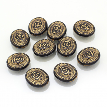 Koraliki Akrylowe "Paryż" 22x18.5x8mm 10szt (13WB14391)