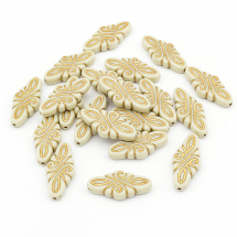 Koraliki Akrylowe "Paryż" Rhombus 30x14x5.5mm 20szt (13WB14393)