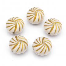 Koraliki Akrylowe "Paryż" 23x16mm 5szt (13WB14395)