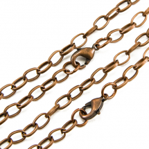 Baza do Bransoletki Żelazo 20.5cm Kolor: Miedź 5szt (13WB14746)